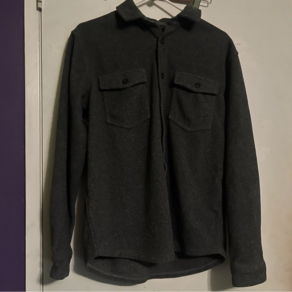 Redmond Shacket Button Down Gray Men’s Small